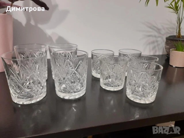 Кристални чаши за уиски и други