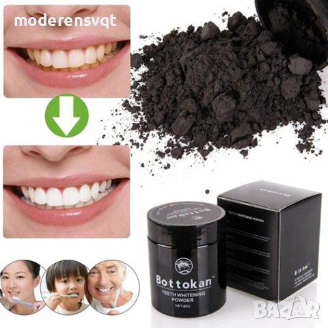 Кокосов въглен за избелване на зъби Miracle Teeth, Natural, 20 грама, снимка 5 - Други - 51454316