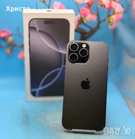  Apple iPhone 16 Pro Max, 256GB, 5G, Black Titanium , снимка 5 - Apple iPhone - 53240323