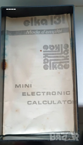 Винтидж калкулатор ELKA 131, снимка 10 - Други ценни предмети - 53977262