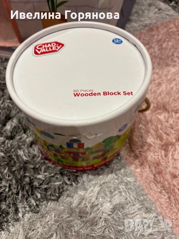 Дървен конструктор от 80 части, снимка 2 - Конструктори - 53364153