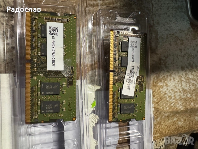 16 ГБ (2х8) рам памет за лаптоп, снимка 2 - Части за лаптопи - 53643799