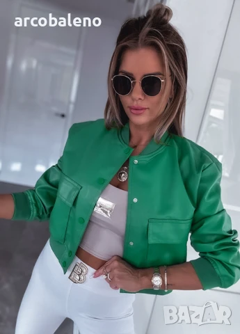 Дамско преходно яке от еко кожа JOSEPHINE, снимка 8 - Якета - 51411076