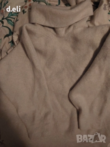 IRIS VON ARNIM Original Size M 100% Кашмир Страхотен поло пуловер, снимка 9 - Блузи с дълъг ръкав и пуловери - 51716811