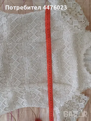 Бяла рокля от брюкселска дантела, снимка 4 - Детски рокли и поли - 50374880