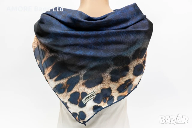 Елегантен дамски шал AMORE Carlotta, 90смх90см, снимка 3 - Шалове - 50659622