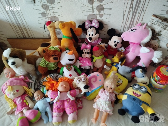 Голям лот плюшени играчки 