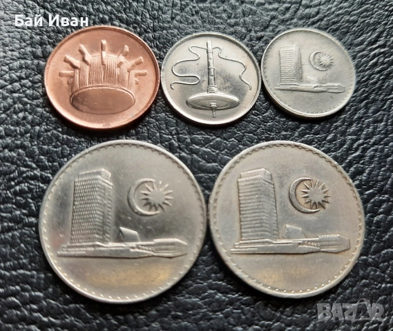 Лот монети 1 , 5 и 20 сен Малайзия -без повтарящи се !, снимка 6 - Нумизматика и бонистика - 53045793