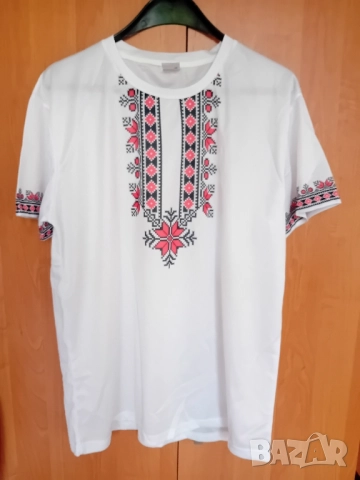 Тениска с народни мотиви, снимка 3 - Тениски - 51843994