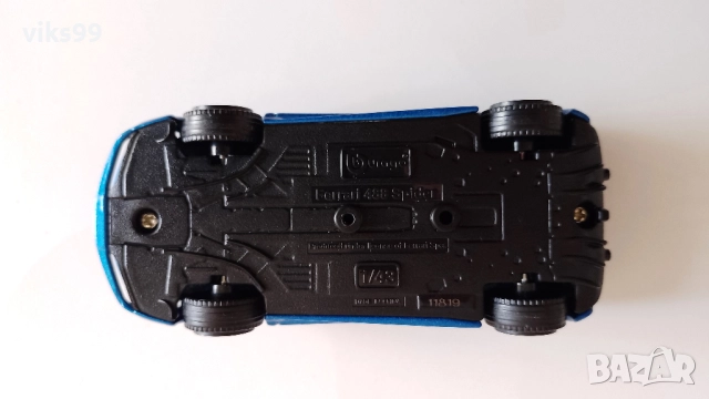Bburago Ferrari 488 Spider - Мащаб 1:43, снимка 8 - Колекции - 52200339