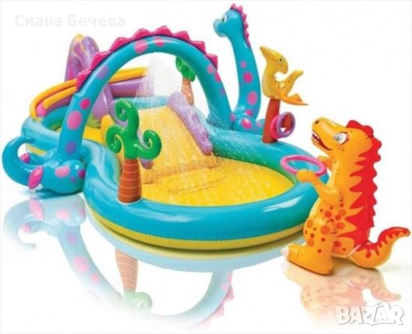 Детски надуваем басейн с пързалка и интересен дизайн , снимка 7 - Басейни и аксесоари - 45283472