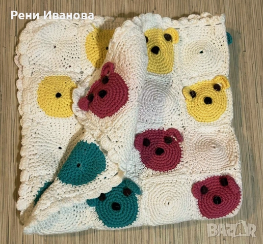 Плетено одеялце за бебе