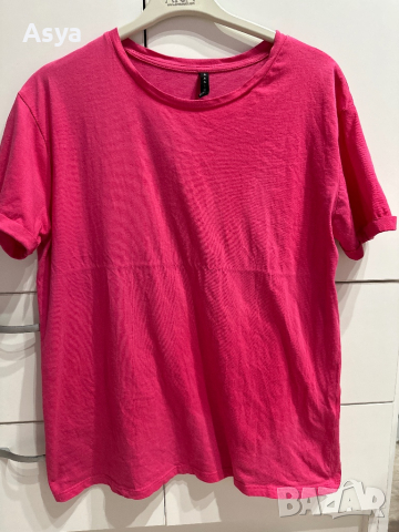 Розова тениска , снимка 4 - Тениски - 45039019