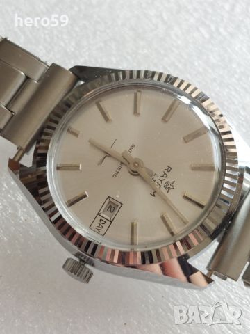 Ръчен швейцарски механичен часовник,-тип Ролекс,1970-80г.неизползван, снимка 10 - Мъжки - 46449837