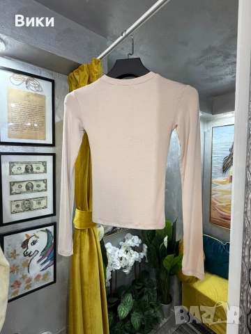 Блуза в телесен цвят, налична в S, M u L, снимка 6 - Блузи с дълъг ръкав и пуловери - 52927298