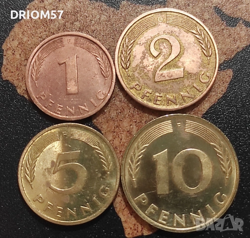 Монети Германия - 4 бр. [1979-1995]