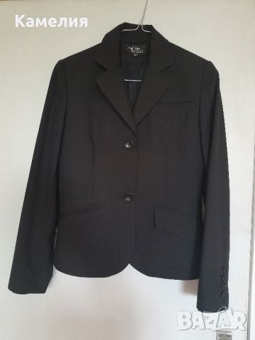 Черно сако Anina Montanari, 34 размер , снимка 1 - Сака - 45995875