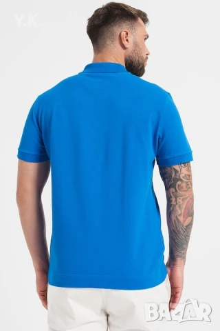 Оригинална мъжка тениска с яка Lacoste, снимка 5 - Тениски - 51428347