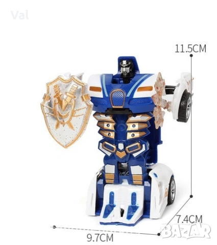 Детска играчка робот трансформираща се в количка - TOYCAR36, снимка 4 - Коли, камиони, мотори, писти - 53254046