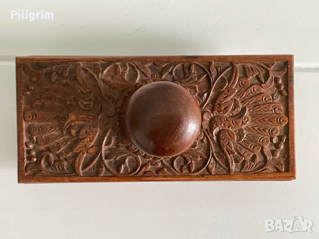 Попивателна за мастило (дървено преспапие)., снимка 2 - Антикварни и старинни предмети - 53792096