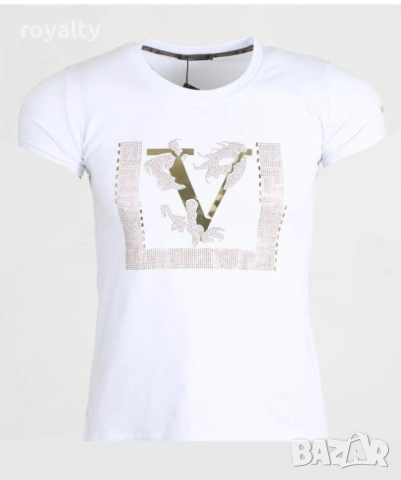 Louis Vuitton Дамска Тениска С Къс Ръкав 