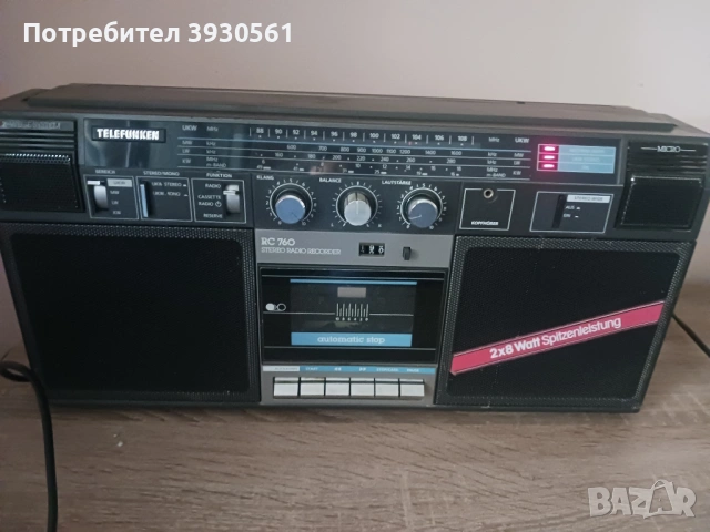 Лот два немски радиокасетофона, снимка 3 - Радиокасетофони, транзистори - 54006911