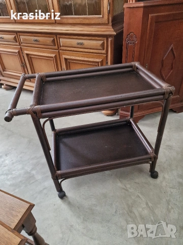 Ратанова Количка за Сервиране-внос от ГЕРМАНИЯ!, снимка 2 - Други - 53560901