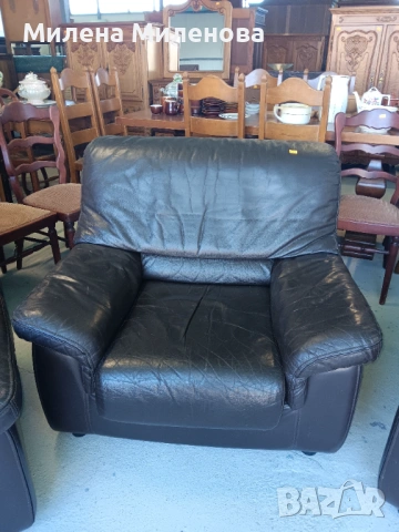 Холна гарнитура - диван тройка и два фотьойла , снимка 4 - Дивани и мека мебел - 54177292