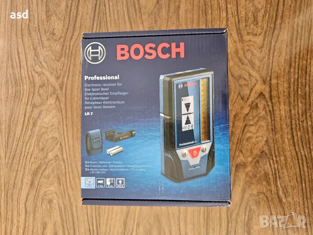 BOSCH LR7 Нов Приемник за лазерен нивелир за зелен и червен лъч, снимка 9 - Други инструменти - 49275423