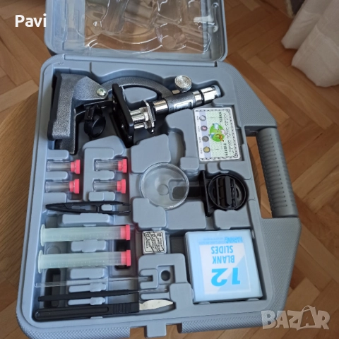 Микроскоп в удобно куфарче, снимка 7 - Образователни игри - 52650917