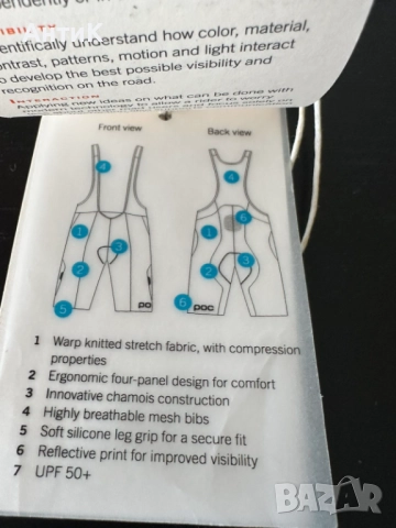 Дамски Колоездачен Клин POC, снимка 9 - Спортна екипировка - 51700425