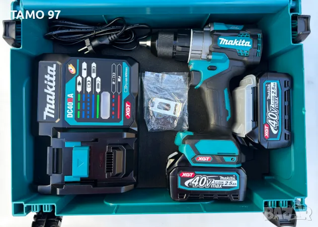 Makita DF001G XGT - НОВ мощен безчетков винтоверт 40V 140Nm, снимка 2 - Винтоверти - 47540432