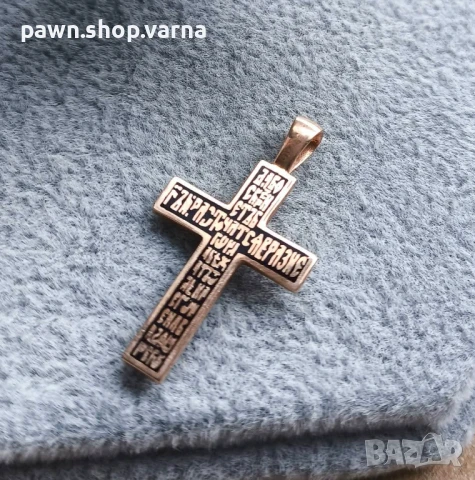 Златен кръст – проба 585 с лазерно клеймо, снимка 2 - Колиета, медальони, синджири - 50829750