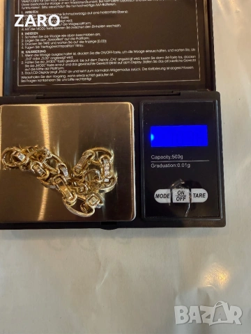 Златна гривна 14кт/585-10.36гр, снимка 3 - Гривни - 54079300