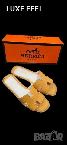Hermes ⚜️Дамски Чехли , снимка 4 - Чехли - 54008230