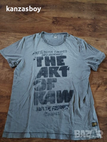 g-star the art of raw men's t shirt - страхотна мъжка тениска , снимка 4 - Тениски - 50906034