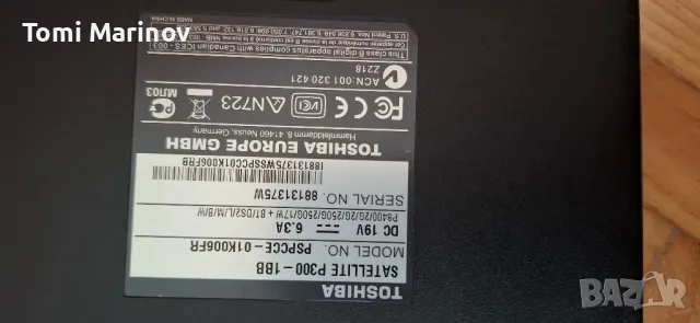 Toshiba satellite p300-1bb  , снимка 5 - Лаптопи за дома - 44418175