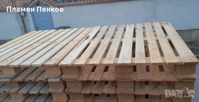 Нови дървени палета , размер 120 / 100, снимка 2 - Дограми - 44978894
