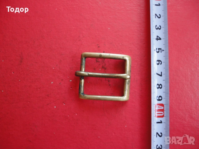 Старинна бронзова тока катарама за олан , снимка 2 - Антикварни и старинни предмети - 52849720