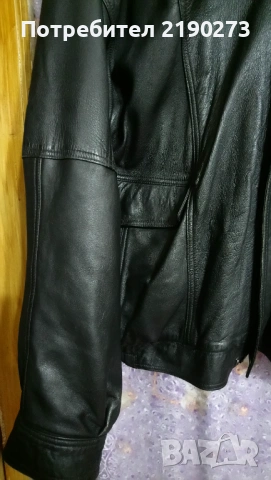 Продавам дамско кожено яке пролетно, снимка 5 - Якета - 49561387