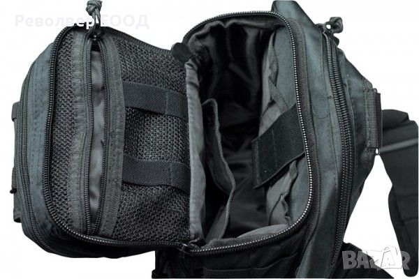 Чанта за рамо MFH 30699A DELUXE черна, снимка 4 - Екипировка - 45033046
