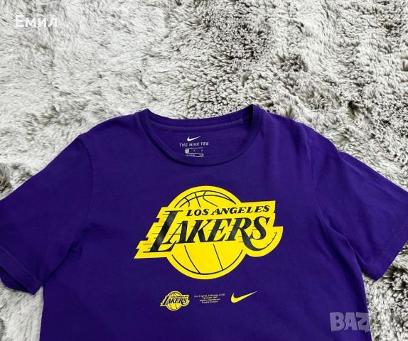 Оригинална тениска Nike x LA Lakers, юношески размер L - 160-170 см (14-16г.), снимка 2 - Детски тениски и потници - 46312049