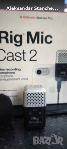 Микрофон iRIG Mic Cast 2, снимка 2 - Микрофони - 53411388