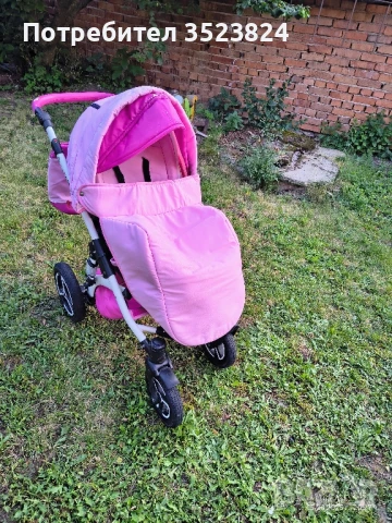 Бебешка количка Nio Vogue, снимка 3 - Детски колички - 50681343
