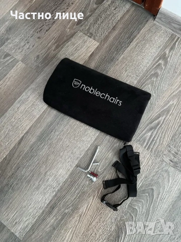 Стол noblechairs еко кожа черен, снимка 9 - Столове - 51626161