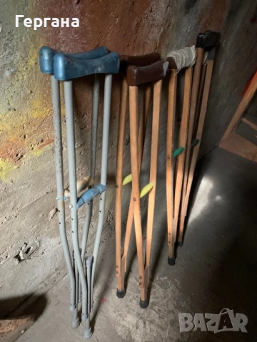 Стари използвани патерици, снимка 4 - Патерици - 53673435