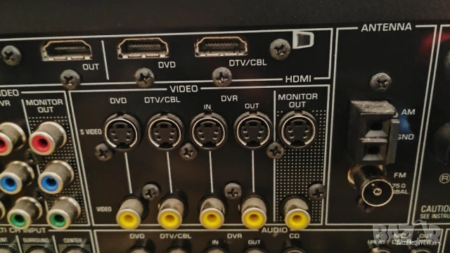 Yamaha RX-V461 - 5.1 канален аудио/видео ресийвър - HDMI,USB port, снимка 10 - Ресийвъри, усилватели, смесителни пултове - 53666070