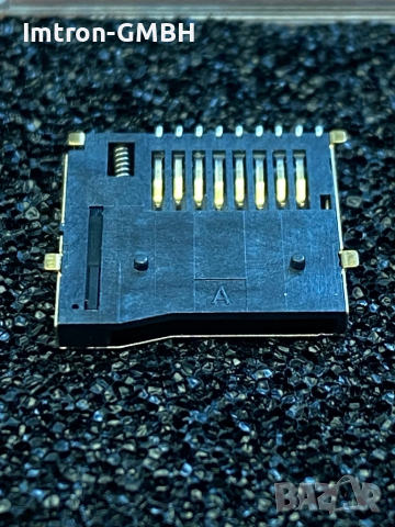 Слот за micro SD карта T-Flash размер 14*15 мм,  9-пинови конектори ,  Самодействащ изскачащ слот , снимка 3 - Друга електроника - 44967725