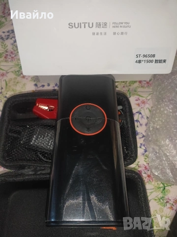 Стартер за кола + компресор 4в1