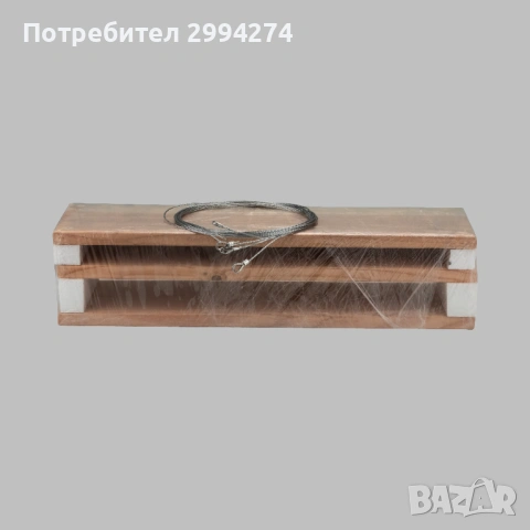 Висяща етажерка с дървени плотове , снимка 2 - Етажерки - 53563610